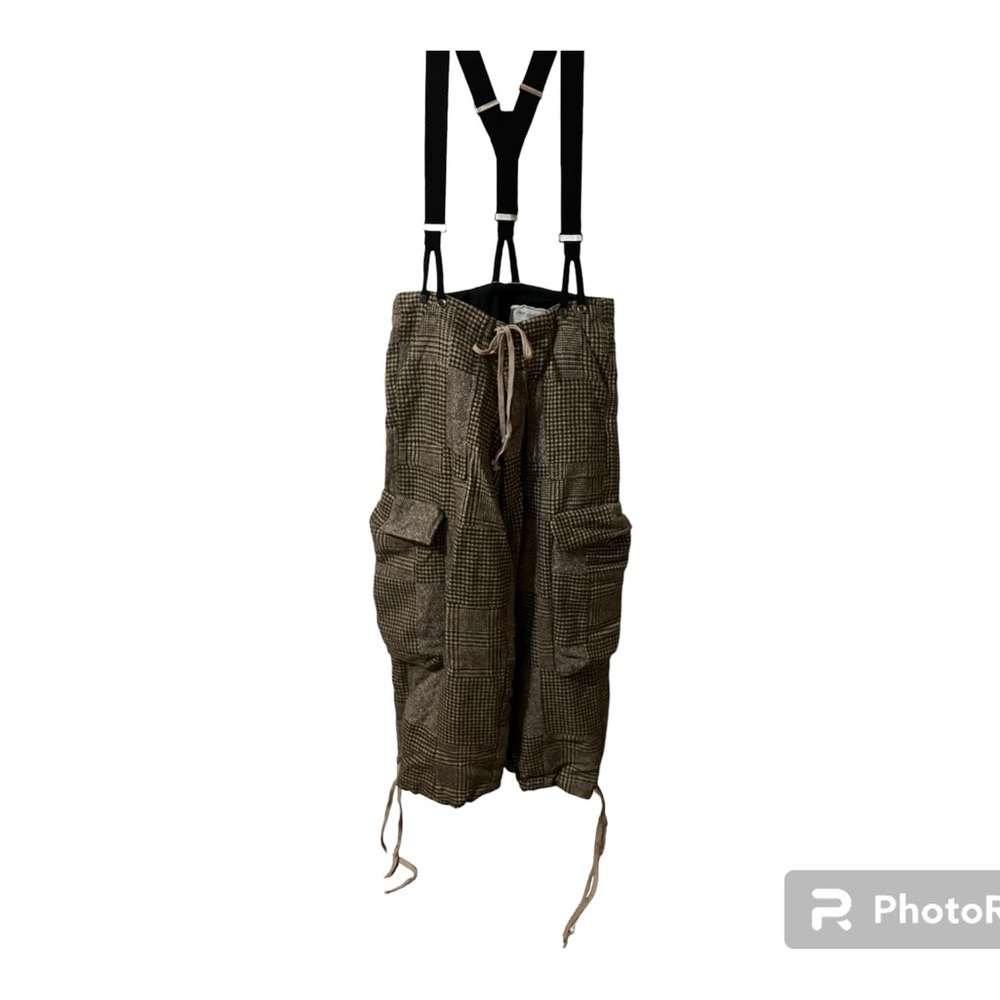NWT Greg Lauren Tweed Patchwork Lounge Pant